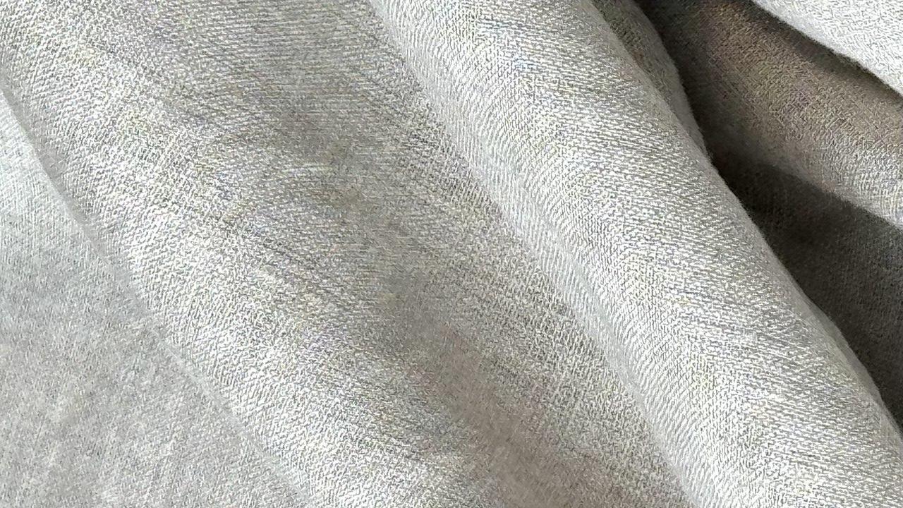 Macro shot of natural linen weave
